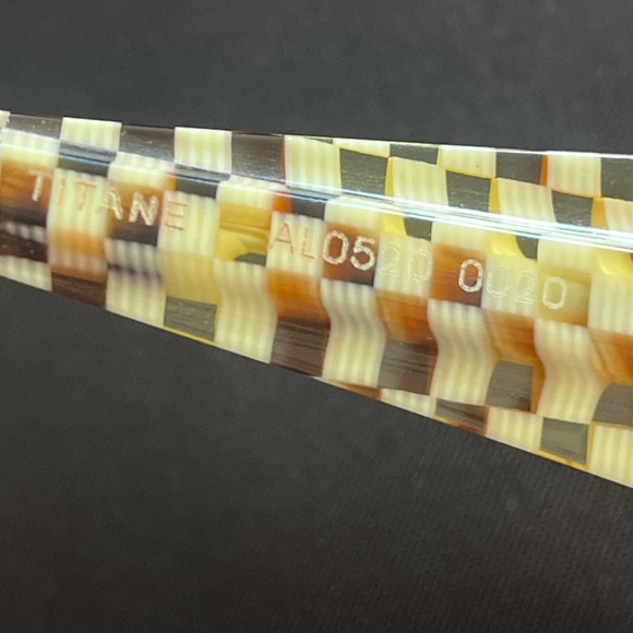 Alain Mikli Model: A00520 checkered glasses FRAMES - Picture 10 of 15